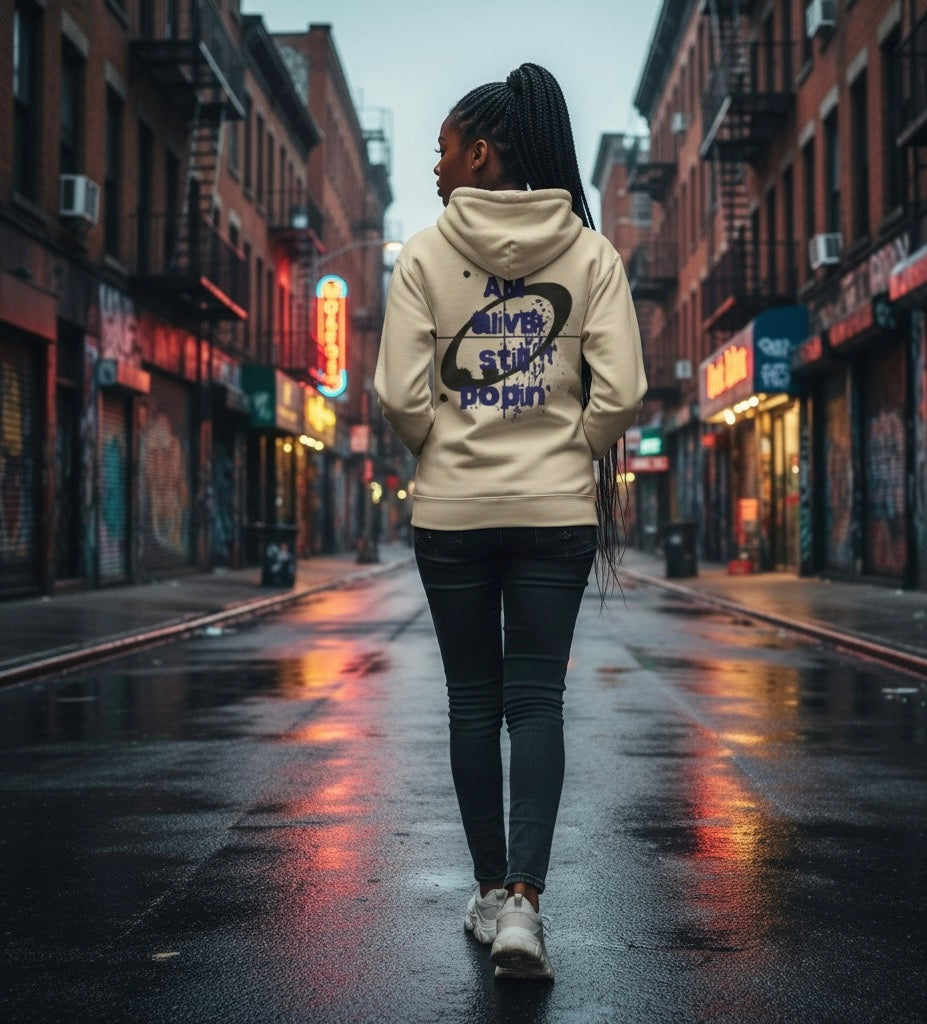 Popur Shid | I am alive still popin back print